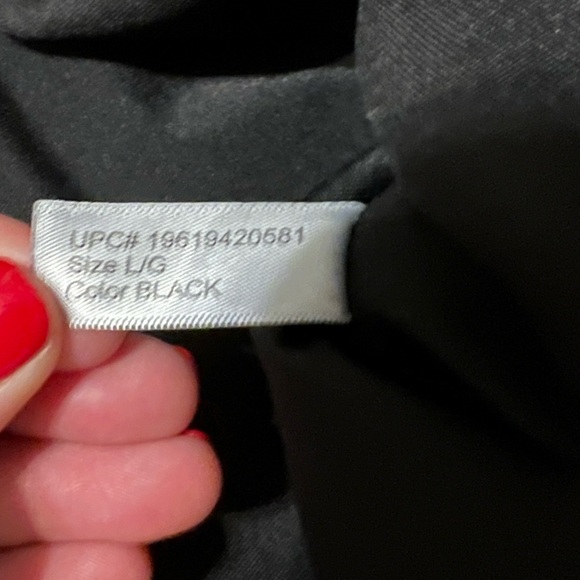 Climate Right by Cuddl Duds Scrubs size L color black (S119) - Picture 4 of 8